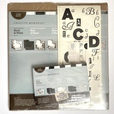 Creative Memories Black and White Power Palette System 12x12 Scrapbooking Kit