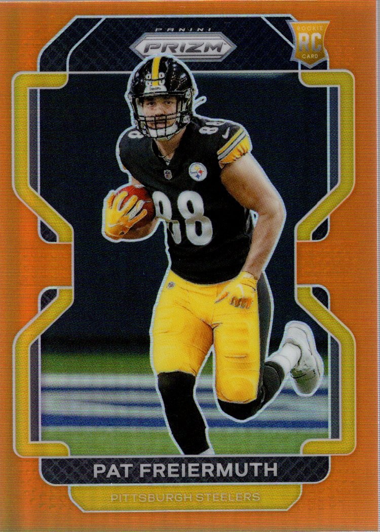 2021 Panini Prizm Prizms Orange #362 Pat Freiermuth /249 - FB