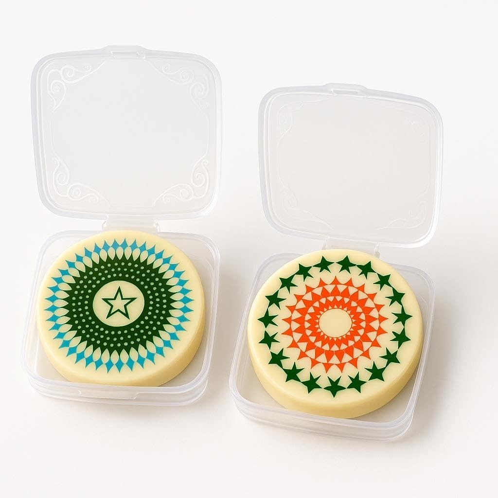 Carrom Tournament Striker - Man Made Ivory - Pack de 2 pieces