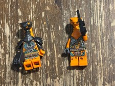 LEGO minifigure Boa Destructor Ninjago Core snake villain Lot Of 2 Incomplete