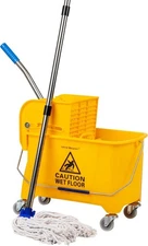 Mind Reader Bucket with Wringer and Mop Set