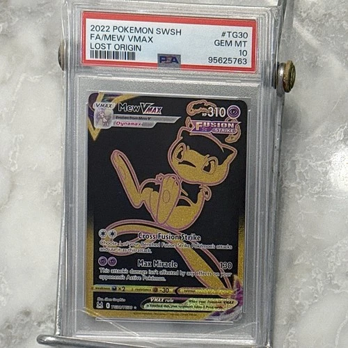 2022 POKEMON SWORD & SHIELD LOST ORIGIN #TG30 FULL ART/MEW VMAX PSA 10