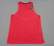 Nike Mens Stride Dri-FIT ADV Running Tank Top  Bright Crimson HV5210-635