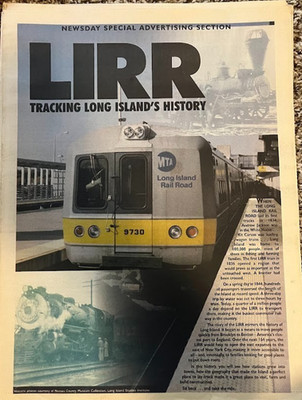 LIRR Tracking Long Island Railroad History Paper LOT