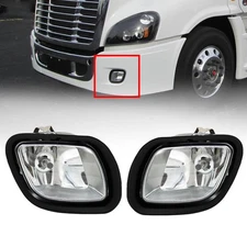 LEAVAN Front Fog Light Lamp Assembly Fit for Freightliner Cascadia 2008-2016 ...