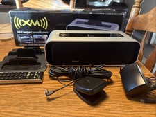XM Compact Sound System Speaker Dock With Remote Antenna Box. Mint smoke free