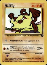 Mankey 61/82 Common Team Rocket Multi Item Discount MP