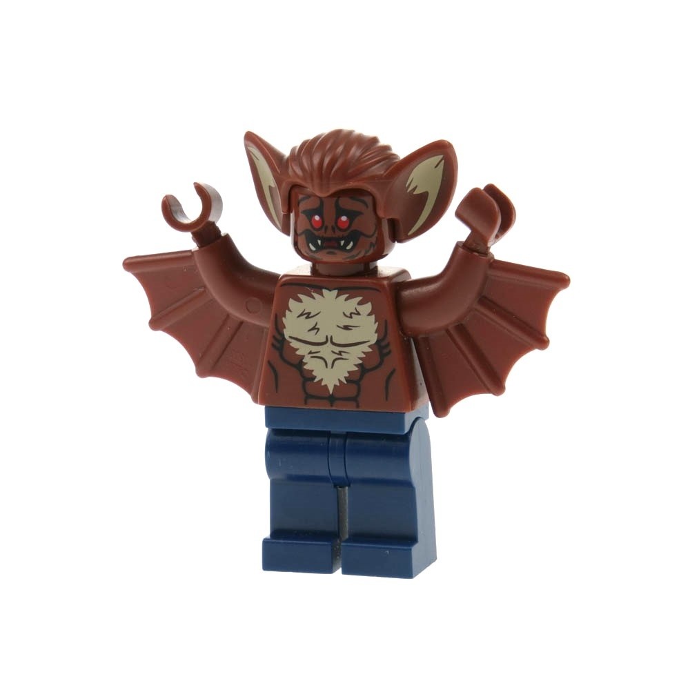 1X Lego Minifigure Super Heroes Man-Bat Red Brown Bat Batman 70905 SH0086