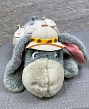 Disney Parks Safari Eeyore Plush Medium Winnie The Pooh Stuffed Animal Gray NEW