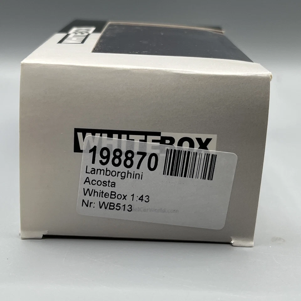 Концепт-кар Lamborghini Acosta 1997 года в масштабе 1:43 WhiteBox WB513 как новый в коробке бесплатный быстрый P&P - Изображение 4 из 4