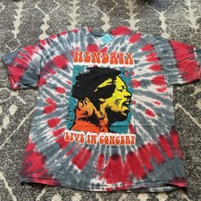 Jimi Hendrix Tshirt Mens Tie Dye XXL New