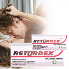 Retordex 30 Pills Supplement Rock Hard Wood Bed Bull Powers Booster For Men