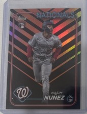 2024 Topps Update NASIM NUÑEZ (RC) #US267 Halloween Foil | Washington Nationals