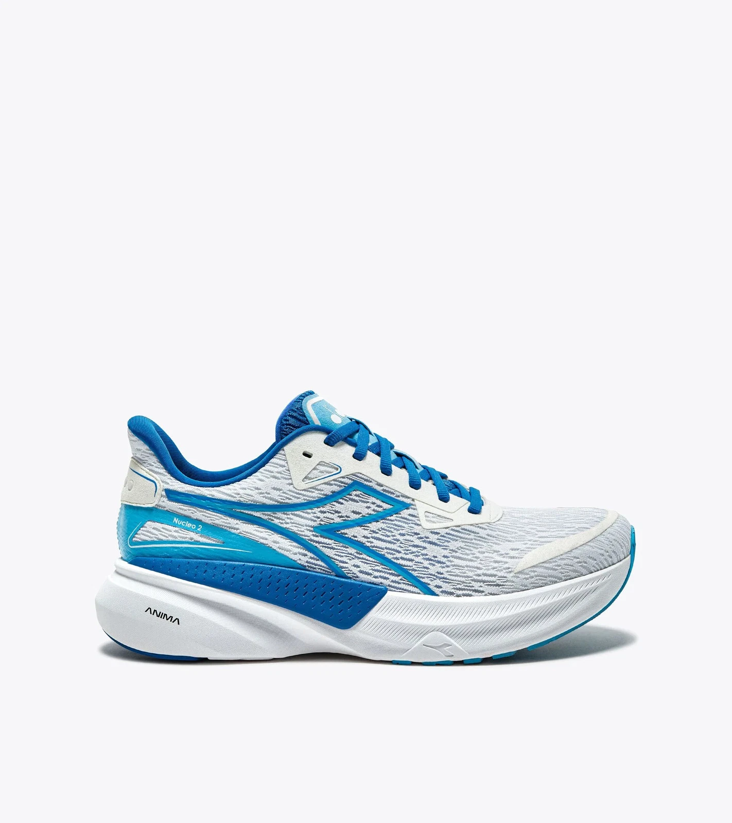 Men's Diadora Nucleo 2, White/French Blue/Aquarius, 10.5 D Medium US