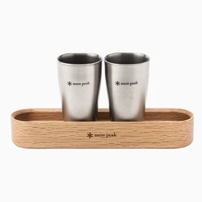 Snow Peak Titanium Shot Glass Duo Set FES-410 2026 Spring Festival Japan Limited - Image 1 of 4