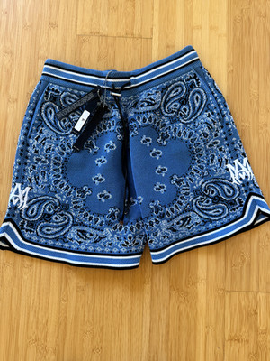 New Amiri Bandana Knitted Shorts - XL (fits like M/L)