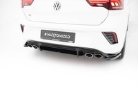 Heckansatz Diffusor Passend FüR Vw T-Roc R Mk1 Schwarz Matt