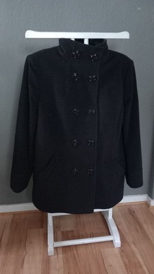 Fuchs Schmitt Caban Damen Mantel Cashmere Wolle Gr. 46 Schwarz