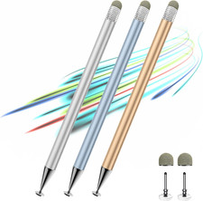 Stylus Pen for Touchscreen,3Pcs 2In1 High Precision Sensitivity Stylus, Suitable