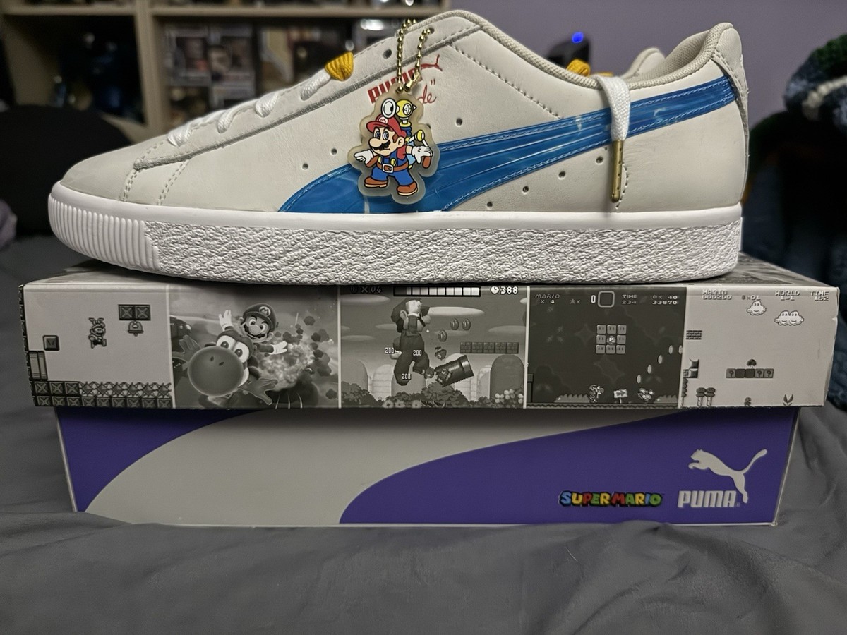 PUMA Clyde Super Mario Sunshine Edition Shoes | eBay