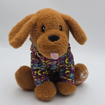 Chuck E Cheese Plush Puppy Dog With Hoodie 9 Inch Stuffed Animal Brown RARE