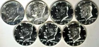 (7) Silver Proof & SMS Kennedy Half Dollars, 1964-1970S  K9022