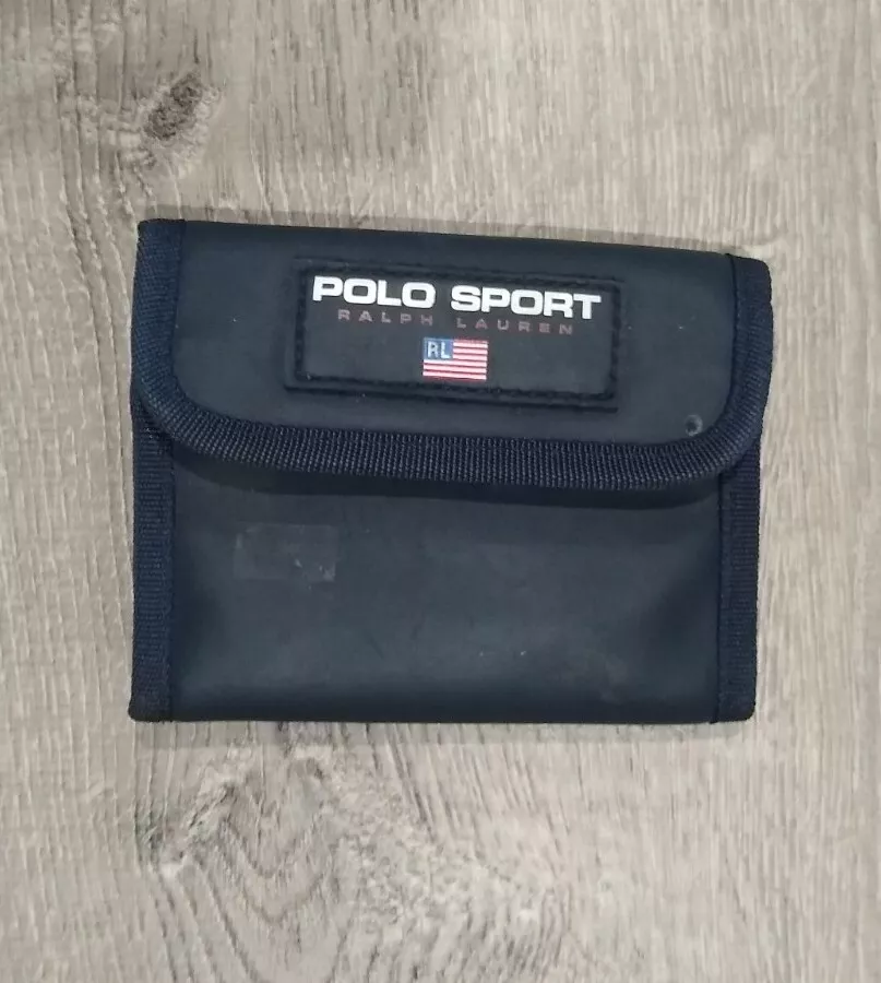 Vintage 90s Polo Sport Ralph Lauren Spell Out Trifold Wallet blue Vintage 90s Polo Sport Ralph Lauren Spell Out Trifold Wallet blue