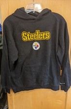 PITTSBURGH STEELERS Hoodie Sweatshirt REEBOK Medium /Small NFL Vintage