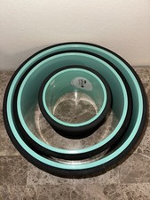 Chirp Foam Roller Wheel for Back Pain Relief, Muscle Therapy - Black - Set Of 3