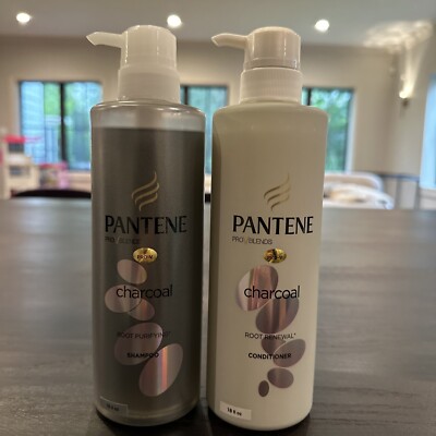 Pantene Shampoo & Conditioner Pro V Blends Charcoal  Discontinued Set 18oz Each