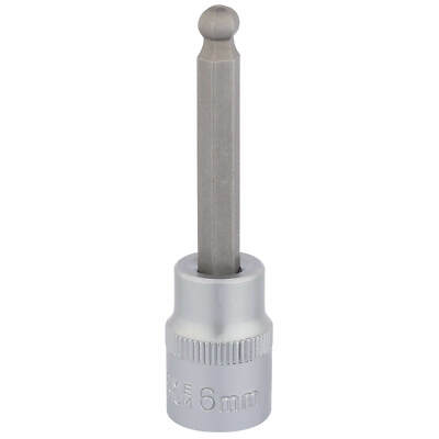 Draper Expert 3/8'' Drive Hexagon Ball End Socket Bit Metric 6mm