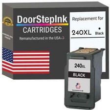 DoorStepInk Compatible Ink Cartridges for Canon PG-240XL Black-USA