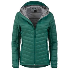 Highlander Womens Lewis Insulated Jacket Hooded Lightweight Compact Forest Green