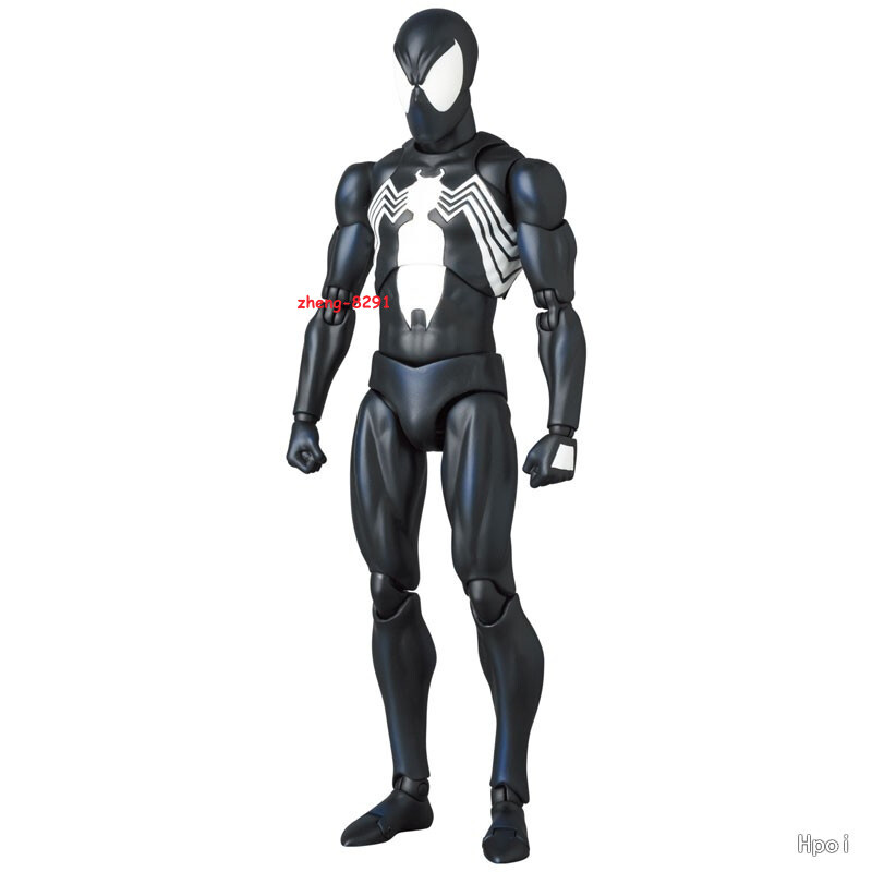 In Stock! MAFEX No.147 Spider-Man Black Costume COMIC Ver. Action