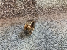 1989 Kennedy Half Dollars size 9 coin ring handmade mixed metals