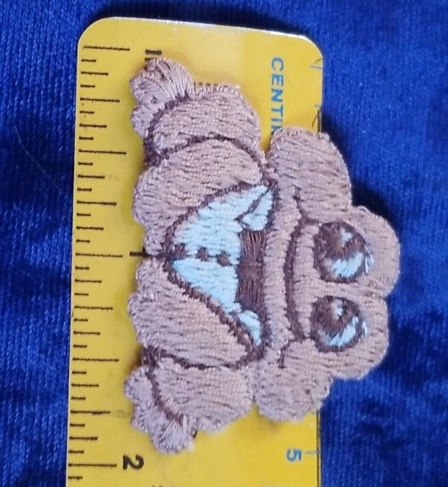 FROG w/ Tuxedo FRONT Patch hippie 60s VINTAGE 1.5" Tall x 2" Wide UNUSED SEW ON - Image 3 of 4