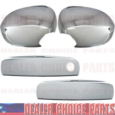 For 2011-2021 2022 2023 Dodge CHALLENGER Chrome Door Handle COVERS+Mirror COVERS