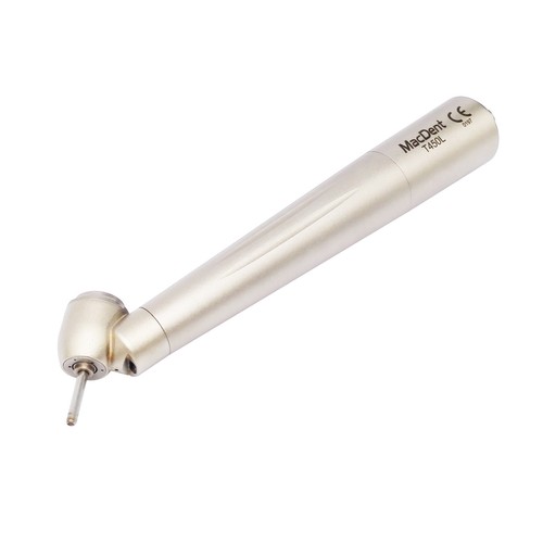 MacDent Dental Fiber Optic 45 Degree Surgical Titanium High Speed Handpiece - Picture 3 of 26