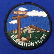 Boy Scout Philmont Scout Ranch Mt. Phillips Elevation 11,711 Patch 247B2-BIN