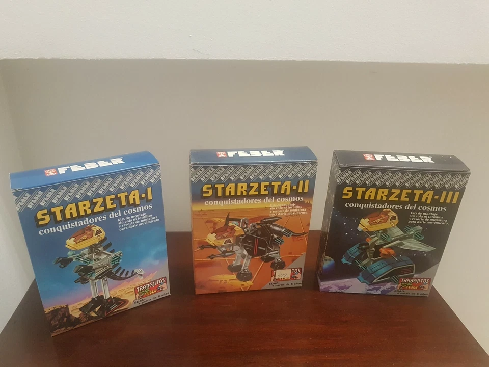 KITS ROBOTS STARZETA SERIES I-II-III DE FEBER 1984 SPAIN BOX NEW - Imagen 2 de 4