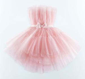 baby pink tulle dress
