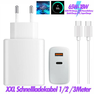 Für Samsung Galaxy Chromebook Go LTE  Netzteil GAN Adapter l Usb C 65W Ladekabel