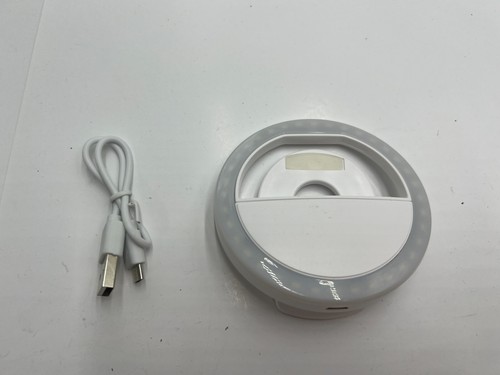 QTY 3 Auxiwa Clip on Selfie Ring Light for Phone Camera, Round, LED, White - 第 2/8 張圖片