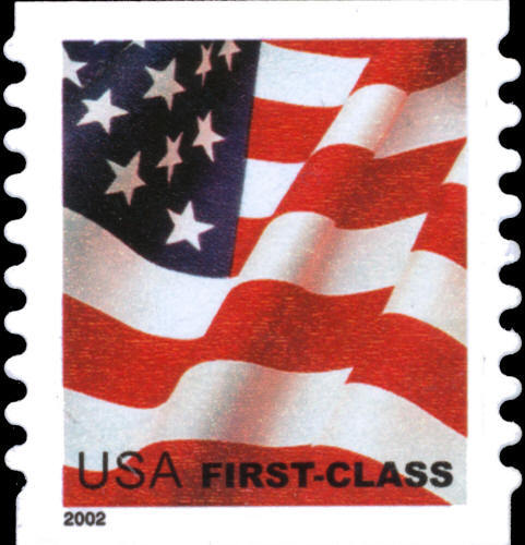 2002 37c Flag, Coil, SA Scott 3622 Mint F/VF NH 2002 37c Flag, Coil, SA Scott 3622 Mint F/VF NH