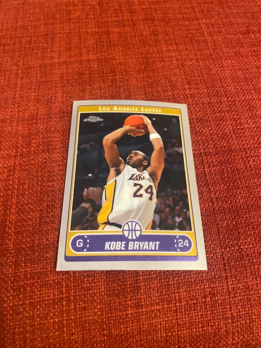Kobe Bryant 06-07 topps chrome #129 super sharp card | eBay