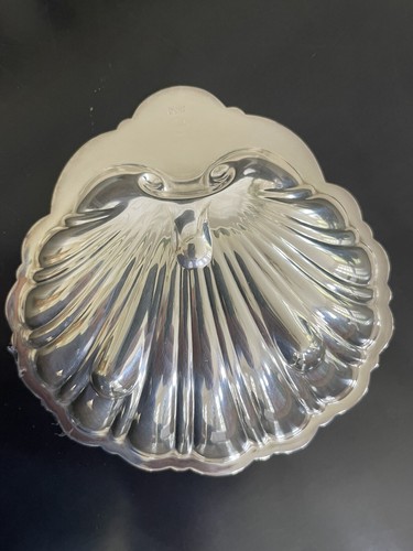 BARKER BROTHERS SILVER on COPPER INDIVIDUAL NUT BON BON SHELL DISHES - SET OF 8 - Picture 3 of 6