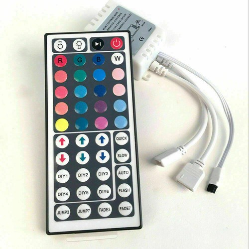 24-44 Key IR Remote Controller AC/DC 12V For 3528 5050 RGB LED Light Strip BL - Picture 7 of 26