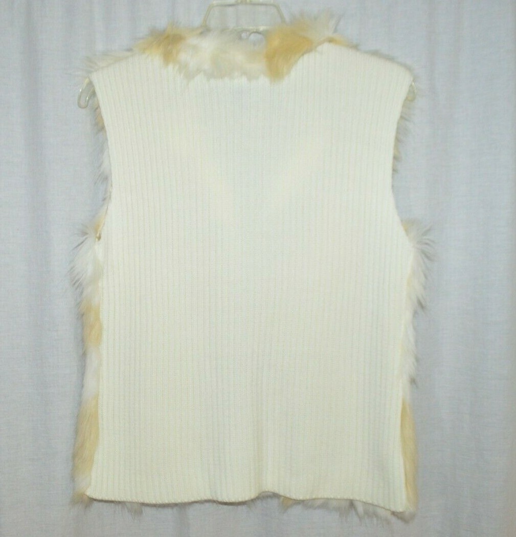 INC INTERNATIONAL CONCEPTS Ivory Patchwork Faux F… - image 4