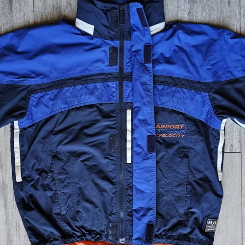 Vintage Fila Sport Weatherproof Jacket Mens Medium Blue Ultimate System Coat - Picture 2 of 23