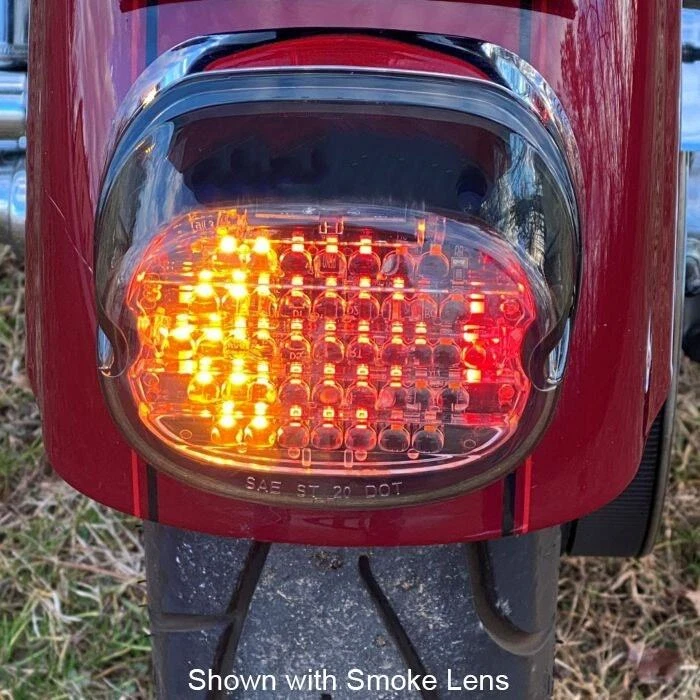 Indicadores integrados de luz LED de baixo perfil Custom Dynamics lente de fumaça sem janela - Imagem 2 de 2